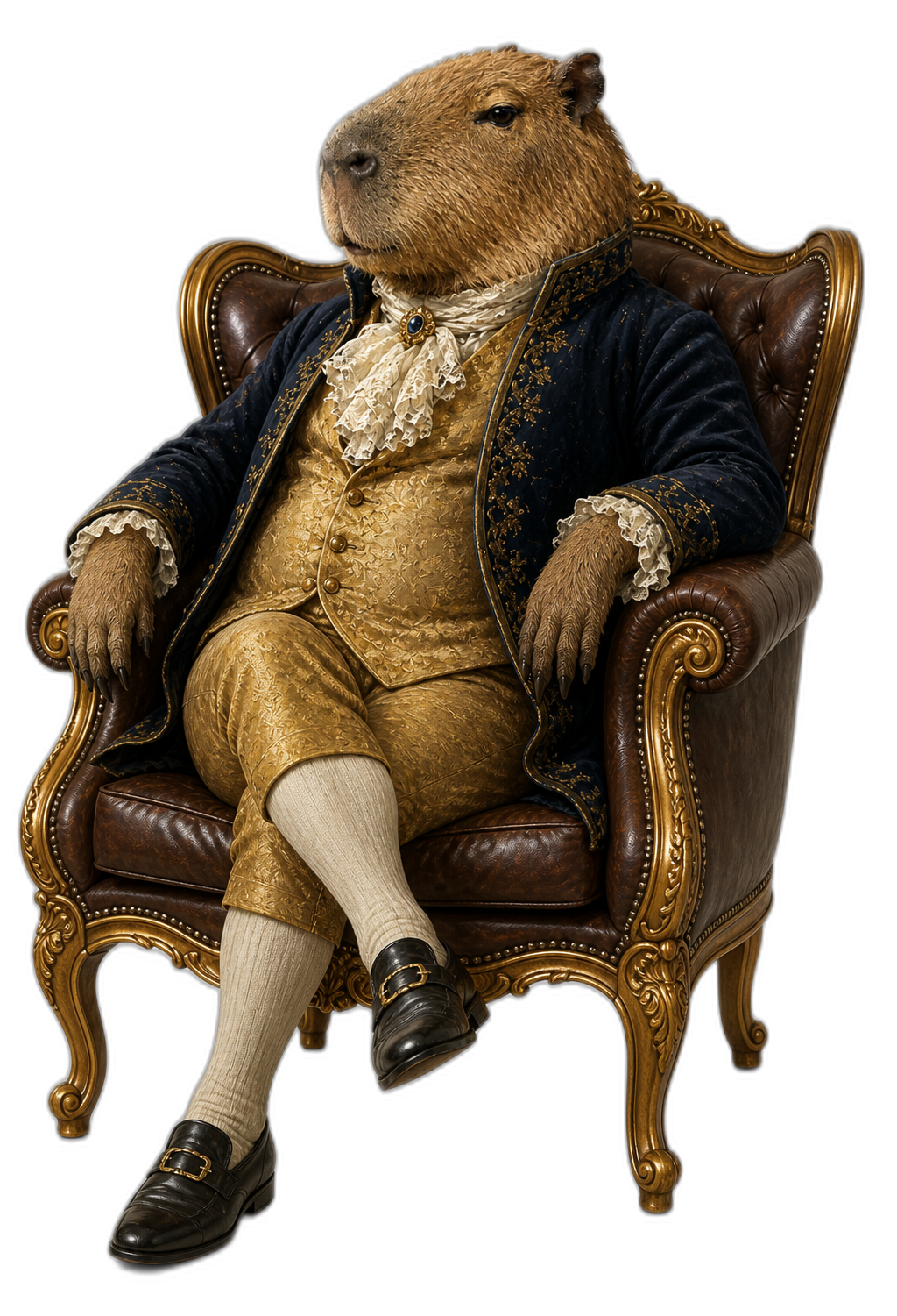 Baron Clement Stillwater, a capybara